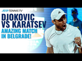 Best Shots & Rallies From AMAZING Novak Djokovic vs Aslan Karatsev Match in Belgrade!