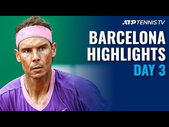 Nadal, Tsitsipas, Schwartzman & Rublev Take Centre Stage | Barcelona Open 2021 Highlights Day 3