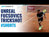 Marton Fucsovics Outrageous Behind-The-Back Winner! | Madrid 2021#Shorts