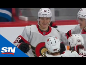 Tim Stützle Scores Three Times Against Jets For First Career Hat Trick