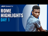 Auger-Aliassime, Goffin & Gasquet Look To Progress | Rome 2021 Day 1 Highlights