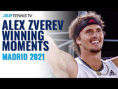 Alexander Zverev Winning Moment, Trophy Lift & Speech! Madrid Open 2021