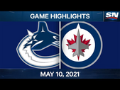 NHL Game Highlights | Canucks vs. Jets - May 10, 2021
