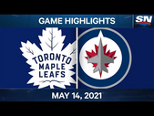 NHL Game Highlights | Maple Leafs vs. Jets - May 14, 2021