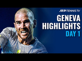 Mannarino Takes on Cazaux; Andujar & Thompson Battle to Face Federer | Geneva 2021 Highlights Day 1