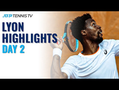 Auger-Aliassime & Musetti Lock Horns; Monfils, Tsonga Back in Action | Lyon 2021 Highlights Day 2