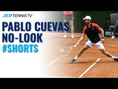 Pablo Cuevas Nonchalant No-Look Winner  #Shorts