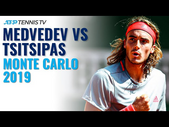 Daniil Medvedev vs Stefanos Tsitsipas | Monte Carlo 2019 Highlights