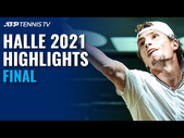 Ugo Humbert vs Andrey Rublev For The Title | Halle 2021 Final Highlights