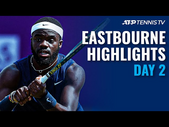 Davidovich Fokina Faces Ymer; Tiafoe & Tsonga In Action! Eastbourne 2021 Day 2 Highlights