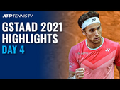 Shapovalov Battles Kopriva; Ruud, Paire and Lopez In Action | Gstaad 2021 Highlights Day 4