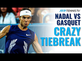 Rafael Nadal vs Richard Gasquet CRAZY Tiebreak | Toronto 2008 Highlights