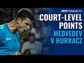 Daniil Medvedev vs Hubert Hurkacz: Court-Level Highlights! | Toronto 2021
