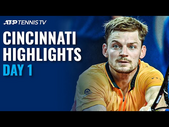 Goffin vs Pella; Kecmanovic vs Paire | Cincinnati 2021 Highlights Day 1