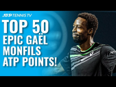 TOP 50 EPIC GAEL MONFILS ATP SHOTS & RALLIES! 