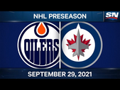 NHL Pre-Season Highlights | Edmonton Oilers vs Winnipeg Jets – September 29th, 2021