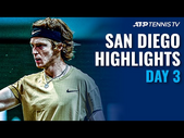Rublev vs Nakashima; Schwartzman and Evans Also In Action | San Diego Day 2 Highlights