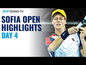 Sinner Starts Title Defence; De Minaur vs Giron, Paire in Action | Sofia Open 2021 Highlights Day 4