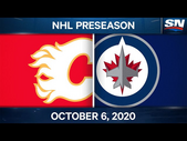 NHL Pre-Season Highlights | Flames vs. Jets - Oct. 6, 2021