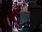 Frances Tiafoe Gives Tennis Ball Kid a Hug!  #Shorts