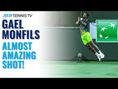 Gael Monfils NEARLY Amazing Winner & Reaction! | Indian Wells 2021 Highlights