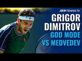 Grigor Dimitrov GOD MODE vs Medvedev | Indian Wells 2021 Highlights