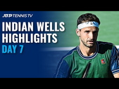 Tsitsipas and de Minaur Clash; Medvedev Takes on Dimitrov | Indian Wells 2021 Day 7 Highlights
