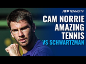 Cameron Norrie Amazing Tennis vs Schwartzman | Indian Wells 2021 Highlights