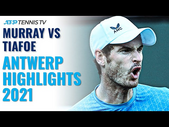 UNBELIEVABLE Andy Murray vs Frances Tiafoe Battle | Antwerp 2021 Highlights