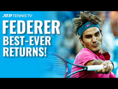 Roger Federer: Best Returns Ever!