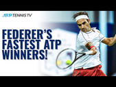 Roger Federer&#39;s FASTEST ATP Shots! 