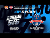 22.10.2021 - Динамо-576 - СКА-ГУОР Карелия. Обзор матча. Голы и лучшие моменты