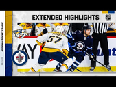 Nashville Predators vs Winnipeg Jets | Oct.23, 2021 | Game Highlights | NHL 2022 | Обзор матча