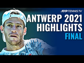 Jannik Sinner vs Diego Schwartzman | Antwerp 2021 Final Highlights