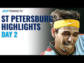 Fritz Takes On Ruusuvuori; McDonald, Andujar & Djere in Action | St Petersburg Highlights Day 2
