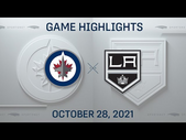 NHL Highlights | Jets vs. Kings - Oct. 28, 2021
