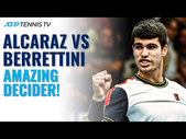 AMAZING Deciding Set! Carlos Alcaraz vs Matteo Berrettini | Vienna 2021 Highlights