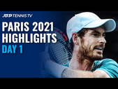 Murray vs Koepfer in EPIC; Fognini, Karatsev, Norrie Feature | Paris Masters 2021 Highlights Day 1