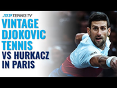 VINTAGE Novak Djokovic Tennis In Historic Win vs Hurkacz! Paris 2021 Semi-Final