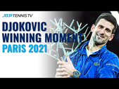 Novak Djokovic vs Daniil Medvedev Match Point & Trophy Lift | Paris Masters 2021