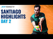 Coria and Mager Play a Marathon; Cerundolo and Rune Begin Campaigns | Santiago 2021 Day 2 Highlights