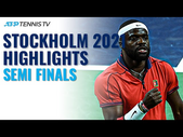 Shapovalov vs Auger-Aliassime; Tiafoe vs Paul | Stockholm 2021 Semi-Final Highlights