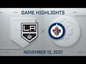 NHL Highlights | Kings vs. Jets  - Nov 13, 2021