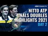 Ram/Salisbury & Herbert/Mahut Start Red Group | Nitto ATP Finals 2021 Doubles Highlights Day 2