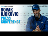 Novak Djokovic On Federer, Nadal, And...The Saxophone?!  | Nitto ATP Finals Press Conference