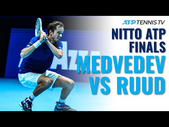 Daniil Medvedev vs Casper Ruud Highlights | Nitto ATP Finals Semi-Finals Highlights