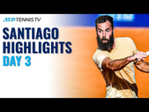 Paire and Rune Battle Under the Lights; Tiafoe and Djere in Action | Santiago 2021 Day 3 Highlights