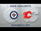 NHL Highlights | Jets vs. Flames - Nov. 27, 2021