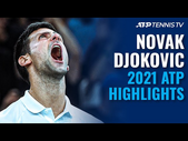 Another Outstanding Year For Our Year-End No. 1 | Novak Djokovic 2021 ATP Highlights