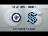 NHL Highlights | Jets vs. Kraken - Dec. 9, 2021